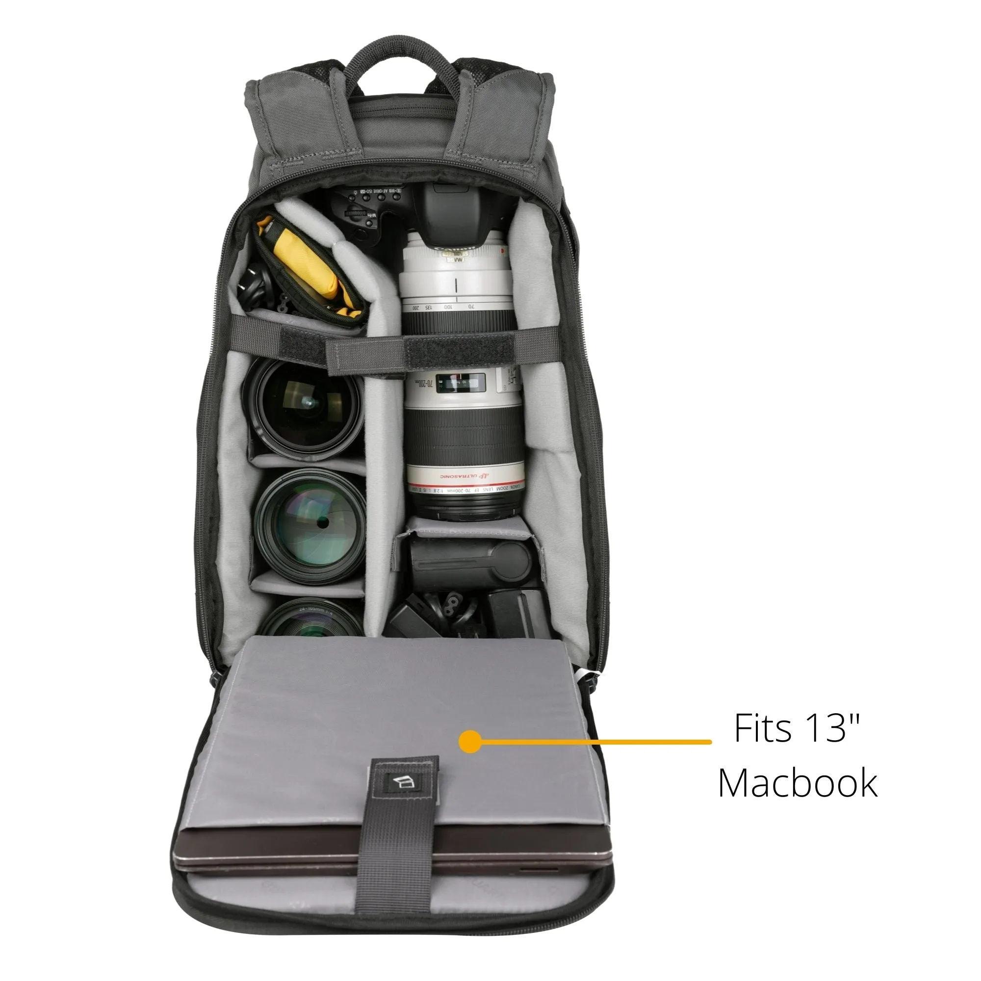 VEO ADAPTOR R44 BK 16 Litre Backpack with USB Port - Rear Access